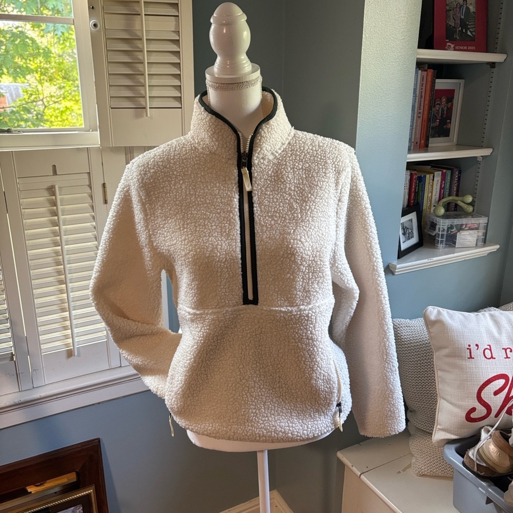 Splits59 Cream Fleece Jacket